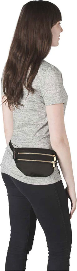 JanSport Hippyland Waistpack - 1L|-|Sac De Taille Hippyland - 1L -JanSport Backpacks Sales JSP JS0A2SDF 7EBlack 20 20Gold 7EModel