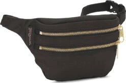 JanSport Hippyland Waistpack - 1L|-|Sac De Taille Hippyland - 1L -JanSport Backpacks Sales JSP JS0A2SDF 7EBlack 20 20Gold 7ESide