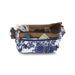 JanSport Hippyland Waistpack - 1L|-|Sac De Taille Hippyland - 1L -JanSport Backpacks Sales JSP JS0A2SDF 7EWhite 20Artist 20Rose 7EOpen