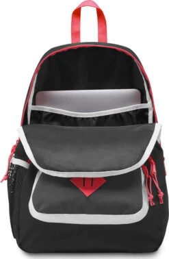 JanSport Super Sneak Backpack - 22L|-|Sac à Dos Super Sneak - 22L -JanSport Backpacks Sales JSP JS0A3EMW 7EBlack 20 20Fluorescent 20Red 7EOpen 72286c61 dc97 476f 8ef9 234de1154d4a