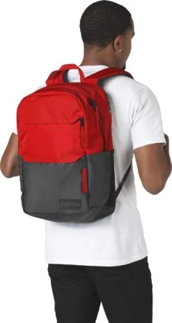 JanSport Ripley Backpack - 27L|-|Sac à Dos Ripley - 27L -JanSport Backpacks Sales JSP JS0A3P64 7E 7Emd 20Red 20Tape