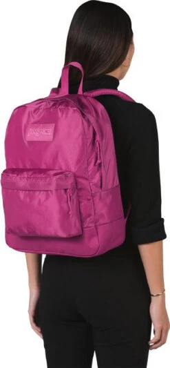 JanSport Mono Superbreak Backpack - 25 L|-|Mono Superbreak Backpack - 25 L -JanSport Backpacks Sales JSP JS0A3P6X 7E 7Emd 20Magenta 20Haze