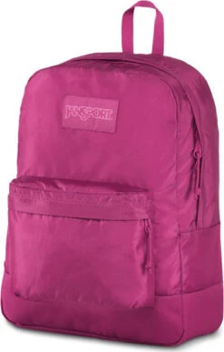 JanSport Mono Superbreak Backpack - 25 L|-|Mono Superbreak Backpack - 25 L -JanSport Backpacks Sales JSP JS0A3P6X 7E 7Esd 20Magenta 20Haze