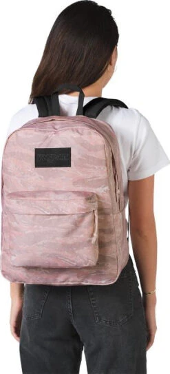 JanSport SuperBreak LS Backpacks - 25 L|-|Sac à Dos SuperBreak LS - 25 L -JanSport Backpacks Sales JSP JS0A3P7E 7E 7Emd 20Rose 20Smoke 20Tiger 20Camo