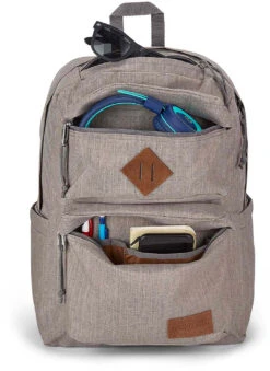 JanSport Double Break FX Backpack - 27L|-|Sac à Dos Double Break FX - 27L -JanSport Backpacks Sales JSP JS0A4NV3 7E 7EDetail3 20Graphite 20Grey 20Slub