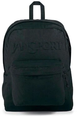 JanSport Superbreak Plus Fx Bag - 26L - Unisex|-|Sac à Dos Superbreak Plus Fx - 26L - Unisexe -JanSport Backpacks Sales JSP JS0A4QUA 7E 7EFront 20Emboss 20Black