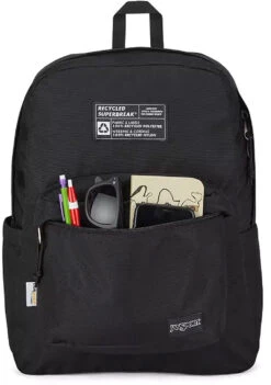 JanSport Recycled Superbreak Pack - 26L|-|Sac Superbreak Recyclé - 26L 37 JanSport Recycled Superbreak Pack - 26L|-|Sac Superbreak Recyclé - 26L -JanSport Backpacks Sales JSP JS0A4QVC 7E 7EDetail4 20Black