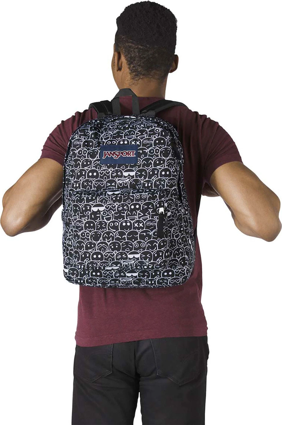JanSport Superbreak 25L Backpack Emoji Crowd|-|Sac à Dos Superbreak 25L Emoji Crowd 2 JanSport Superbreak 25L Backpack Emoji Crowd|-|Sac à Dos Superbreak 25L Emoji Crowd - Image 2