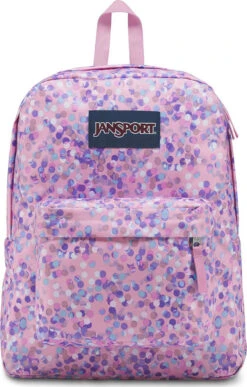 JanSport Superbreak 25L Backpack Pink Sparkle Dot|-|Sac à Dos Superbreak 25L Pink Sparkle Dot