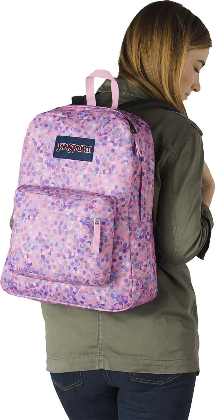 JanSport Superbreak 25L Backpack Pink Sparkle Dot|-|Sac à Dos Superbreak 25L Pink Sparkle Dot 2 JanSport Superbreak 25L Backpack Pink Sparkle Dot|-|Sac à Dos Superbreak 25L Pink Sparkle Dot - Image 2