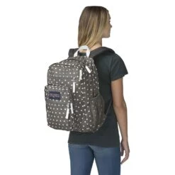 JanSport Big Student 34L Backpack|-|Sac à Dos Big Student 34L -JanSport Backpacks Sales TDN7 7EShady 20Grey 20 20White 20Dots 7EModel